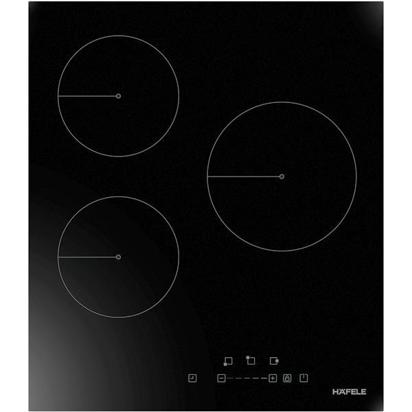 Hafele LUMINO Ocak seramik 45cm 3G siyah