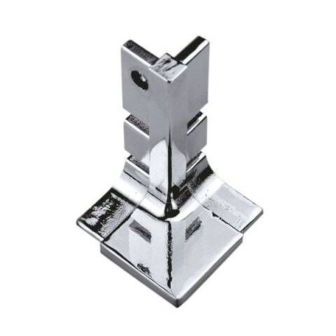 Hafele STRIATA-L Köşe bağlantı mat krom - 126.58.985