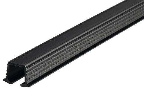 Häfele Tekli taşıyıcı ray Slido F-Line11 12 kg üst 16x14 mm ≤12 kg Siyah 404.71.302