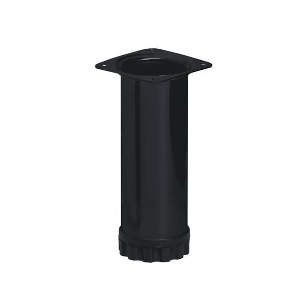 Hafele DIA 32 Mobilya Ayağı Çelik Mat Siyah 100mm
