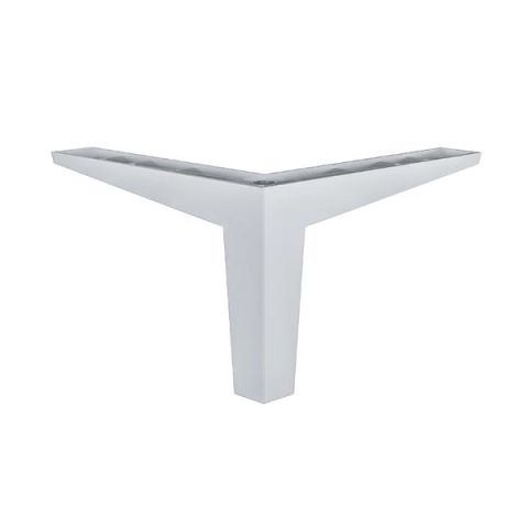 Hafele HIRA Mobilya Ayağı Köşeli Mat Krom 142x100mm