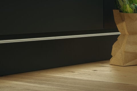 Gömme montaj için profil, 5 mm şerit LED aydınlatmalar
