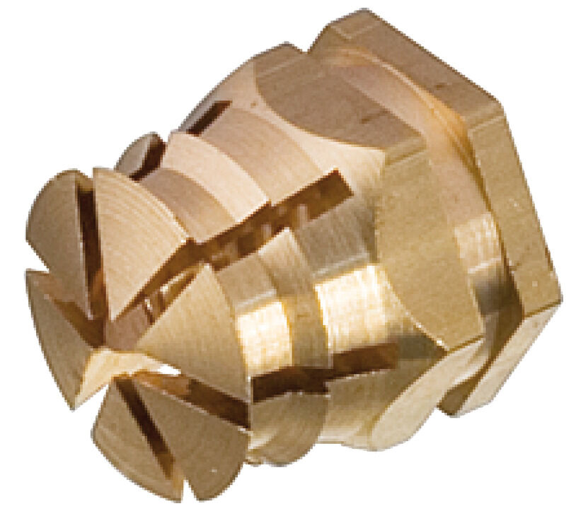 Häfele Açılan kovan M6 pirinç - 8 mm 9 mm Boş Bastırark montaj 039.00.267