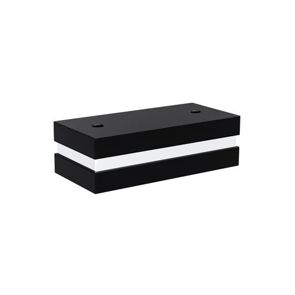 Hafele FLORA Mobilya Ayağı Köşeli Siyah 60x35mm