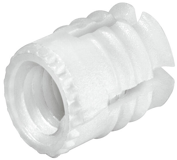 Häfele Açılan kovan M6 iç diş plastik (poliamid) 8 mm 12 mm Doğal renk 039.04.703