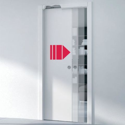 Hafele ECLISSE Duvar İçi Kayar Kapı Tek Taraflı Sürükleyici