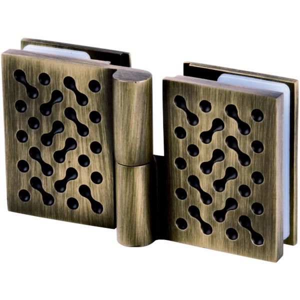 Hafele Cam menteşesi cam/cam sağ antik bronz