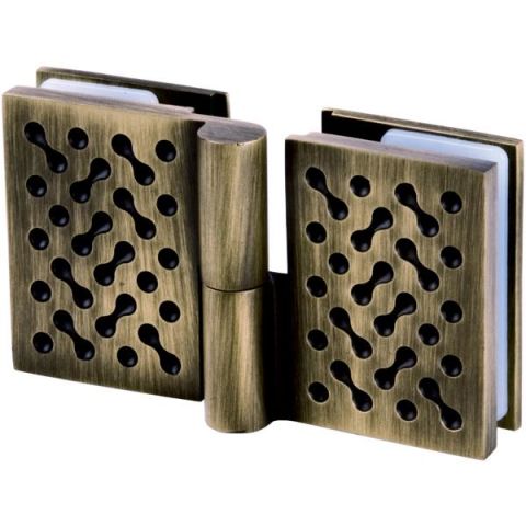 Hafele Cam menteşesi cam/cam sağ antik bronz