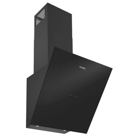 Hafele VEGA Davlumbaz 45cm açılı siyah tek cam