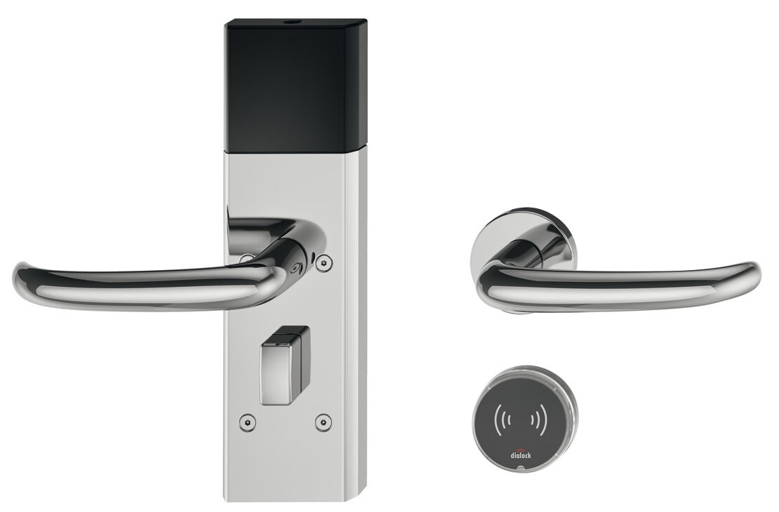 Kapı terminal seti, Hafele Dialock DT 710c, çevirmeli