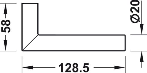 Kapı terminal seti, Hafele Dialock DT 710c, çevirmeli