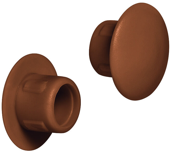 Häfele Üst kapak Plastik ⌀ 8 mm kör delik için 13 mm Açık kahverengi RAL 8007 045.00.181