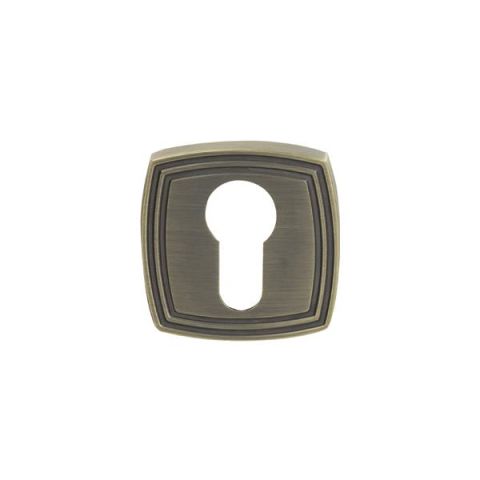 Hafele Rozet (barelli) kare çizgili antik bronz