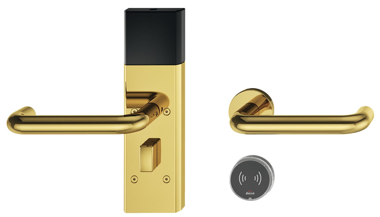 Kapı terminal seti, Hafele Dialock DT 710c, çevirmeli