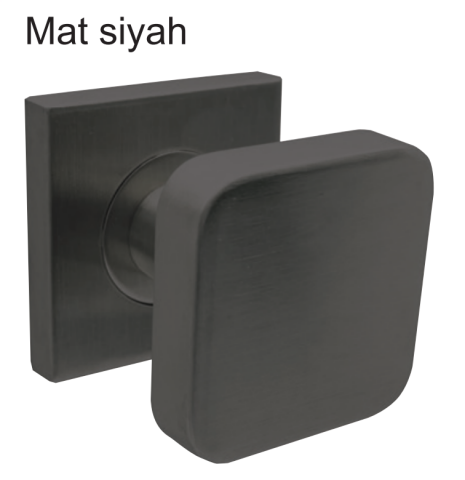 Häfele QUADRA II Topuz kol mat siyah - 902.70.343
