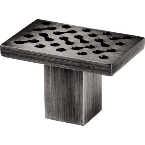 Hafele Cam Kapı Kulpu Köşeli Parlak Krom 70x45mm
