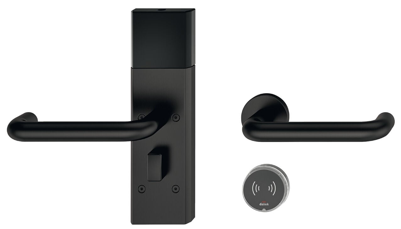 Kapı terminal seti, Hafele Dialock DT 710c, çevirmeli