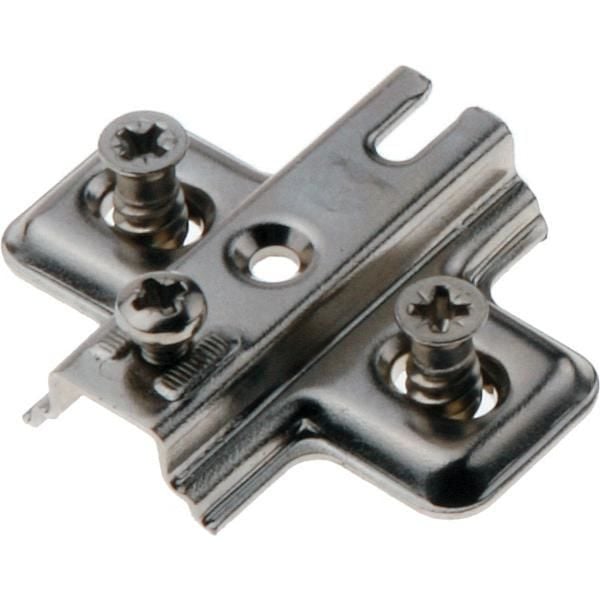 Hafele METALLAMAT S H Tas Menteşe Tabanı  Sürerek 3mm Özel Vidalı, 5mm