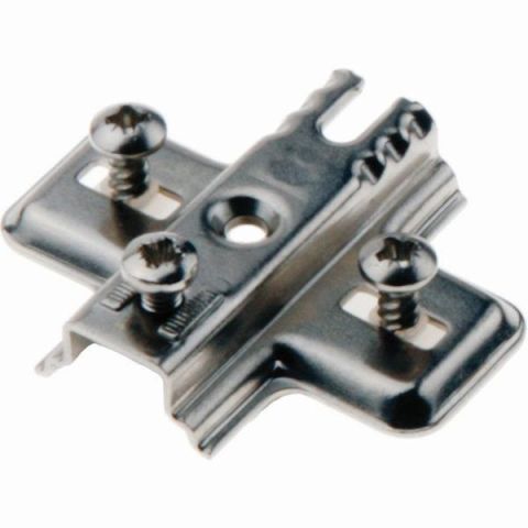 Hafele METALLAMAT S H Tas Menteşe Tabanı  Sürerek 3mm Dübelli, 10mm