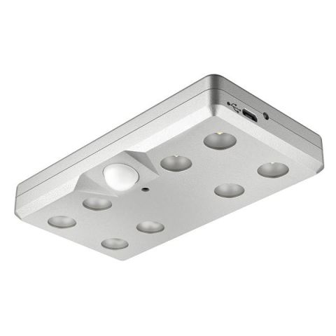 Hafele LED 9004 Pilli Aydınlatma 0.8W Gümüş Renkli 4000K