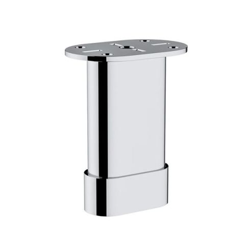 Hafele MENTON Mobilya Ayağı Oval Parlak Krom 25x100mm