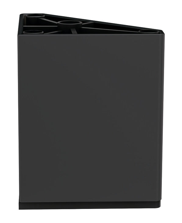 Häfele LUNA 50 Mobilya Ayağı Plastik / Çelik 80 mm Siyah Mat 634.98.310