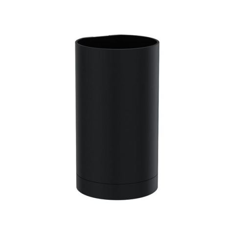 Hafele HUNTER 51 Mobilya Ayağı Yuvarlak Mat Siyah 51x80mm