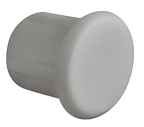 Häfele Üst kapak Plastik 5 mm kör delik için 6,60 mm Açık gri RAL 7035 045.20.502