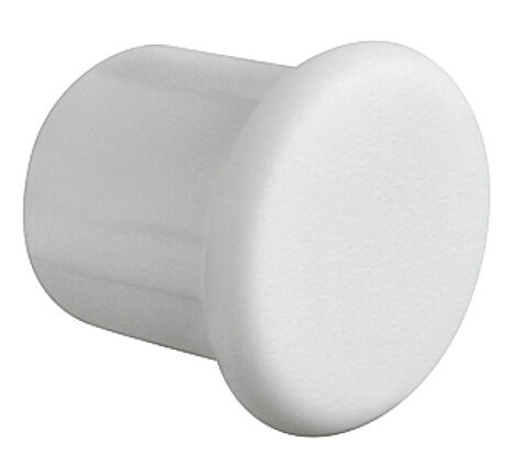 Häfele Üst kapak Plastik ⌀ 5 mm kör delik için 6,60 mm Saf beyaz RAL 9010 045.20.702