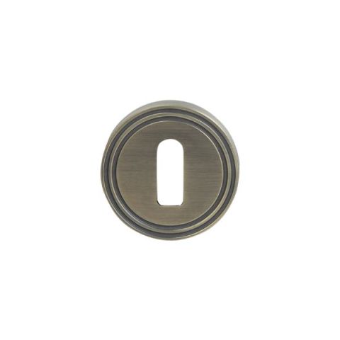 Hafele Rozet (oda) yuvarlak çizgili antik bronz