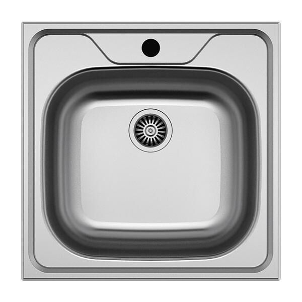 Häfele CAPUA 01 Eviye Paslanmaz Çelik - 480x480 mm CAPUA01 Dekorlu Gömme 570.90.450