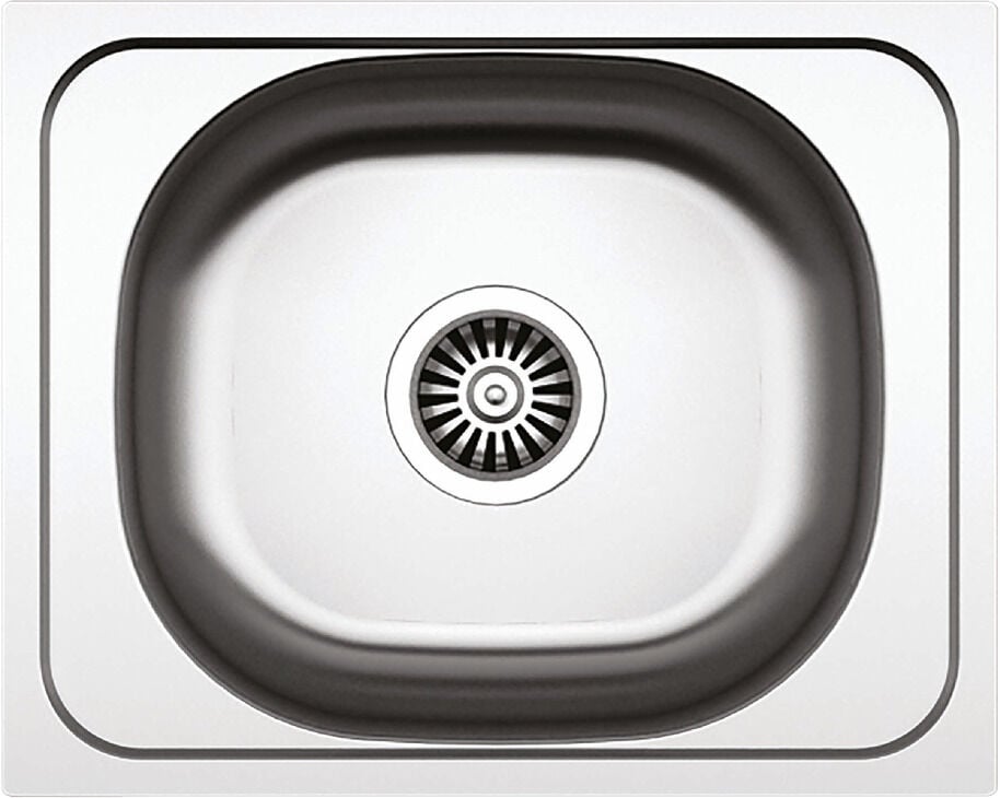 Häfele CAPUA 02 Eviye Paslanmaz Çelik - 500x400 mm CAPUA02 Dekorlu Gömme 570.90.470