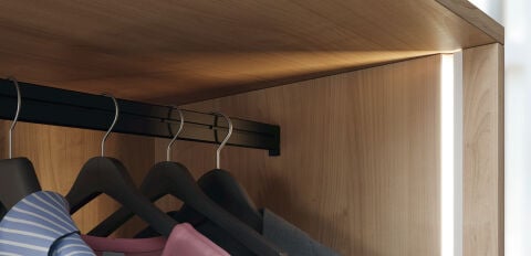 Gömme montaj için profil, 5 mm şerit LED aydınlatmalar