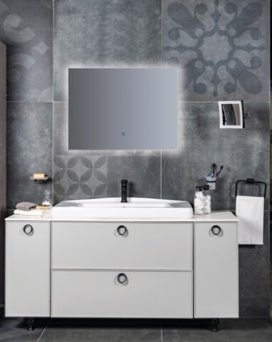 Hafele OASIS PLUS LED Banyo Aynası Buğu Çözücülü