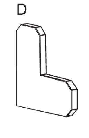 Süpürgelik Profili, Hafele BASEBOARD - 984.43.161
