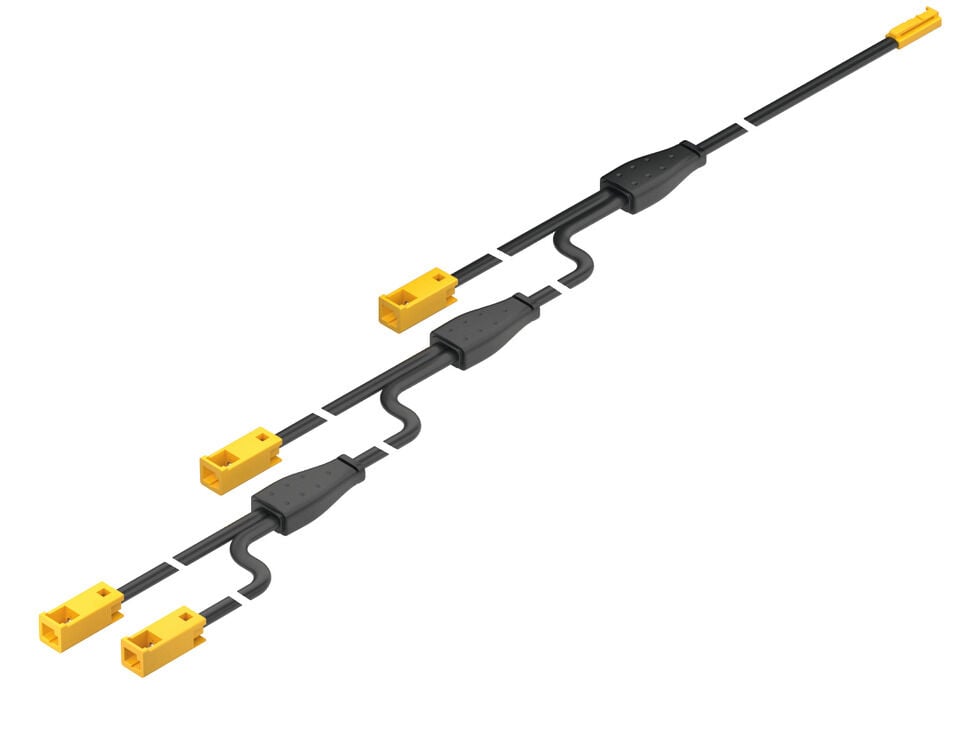 Hafele Loox5 4-way extension lead 12V/6.5m - 833.95.742