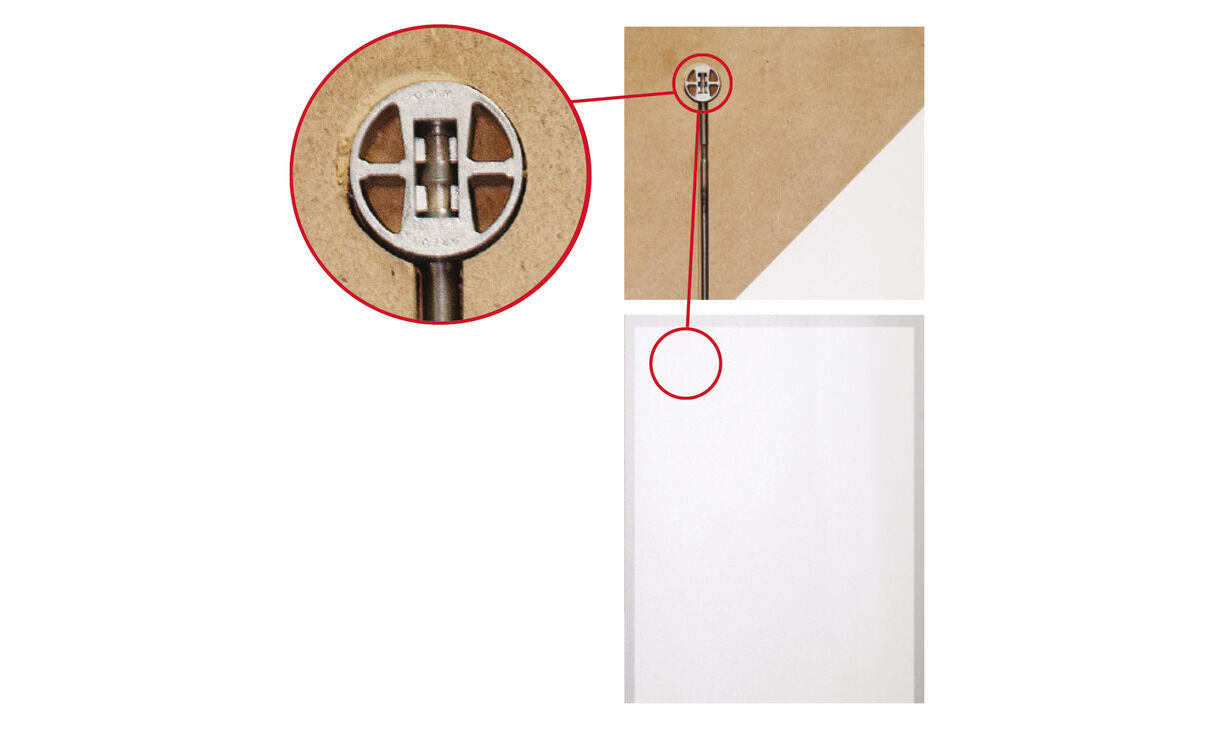 Häfele Ahşap Kapak Gizli Gergi Donanımı Çelik 18 mm Siyah Mat 406.99.620