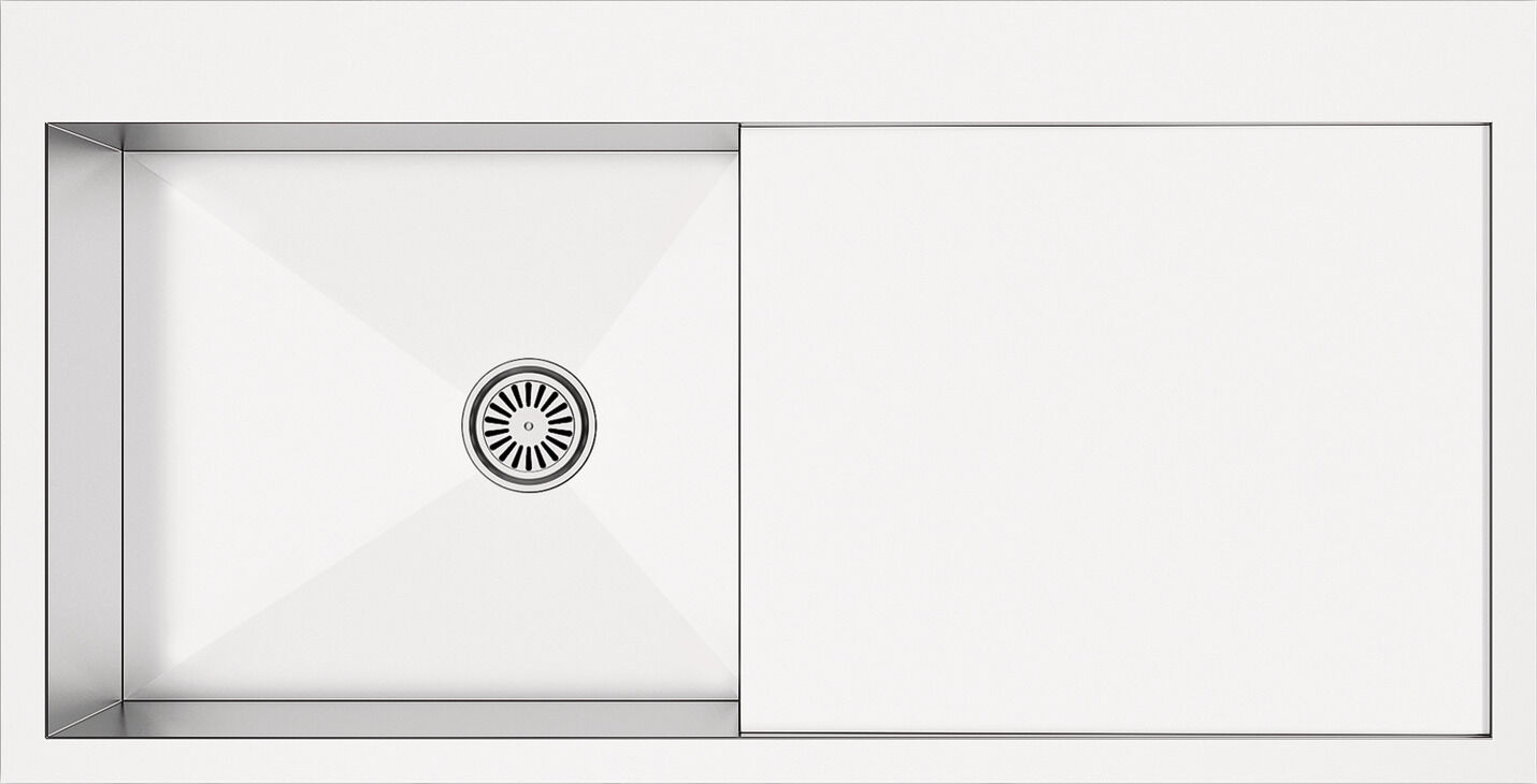 Häfele NOVARA PLUS 01 Eviye Paslanmaz Çelik - 1000x510 mm Fırçalanmış 570.90.541
