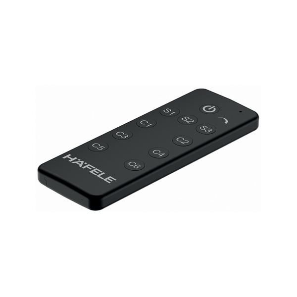 Hafele Uzaktan Kumanda 12V/24V Siyah 6 Kanallı