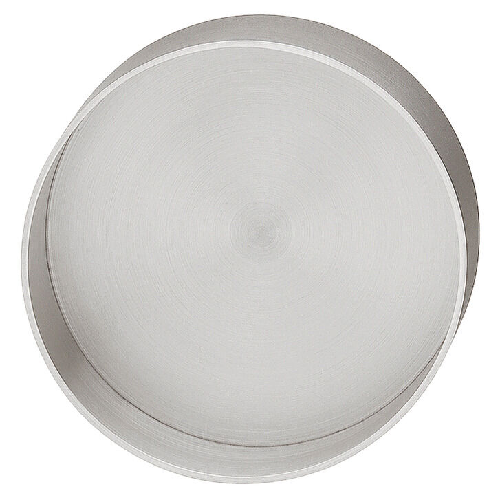 Häfele Ek parça kol Paslanmaz Çelik - 80 mm Mat fırçalanmış 151.38.021