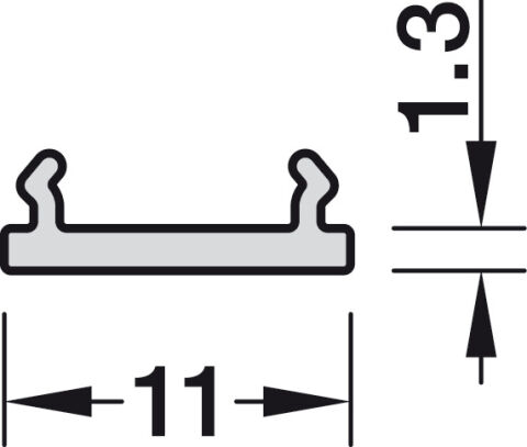Difüzör, Hafele Loox5 11 mm - 833.95.757