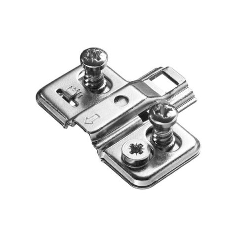 Hafele METALLAMAT K H Tas Menteşe Tabanı  Klipsli Eksantrik Ayar Vidalı  0mm Özel Vidalı, 5mm