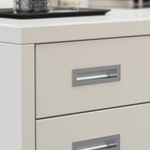 Hafele Gömme Kulp Toby 96mm Mat Krom - 151.76.901