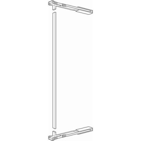 Hafele SWINGFRONT 20 FB Profil Gümüş Renkli 2500mm