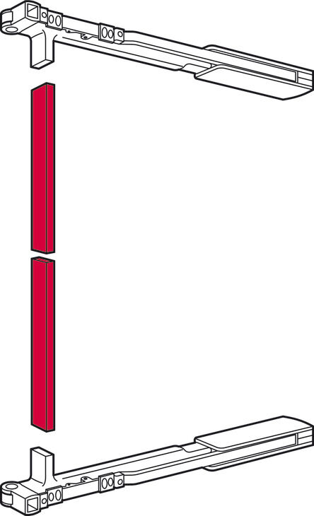 Häfele 20 FB kapak açma mekanizması için - 2,500 mm Gümüş Renkli 407.32.910