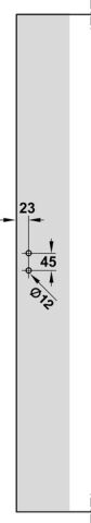 Cam Kilit Karşılığı, Hafele GLASS LINE - 981.78.428