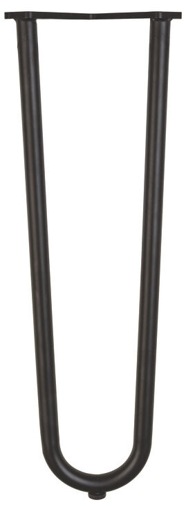 Häfele VITA Sehpa Ayağı Çelik - 410 mm Siyah Mat 635.26.342