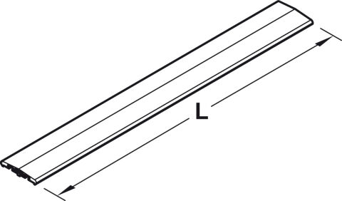 Häfele Bağlantı çubuğu Swingfront 17 FB için - 540 mm Alüminyum 407.34.730
