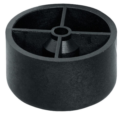 Häfele Zemin koruyucular Orlita vidalanarak montaj için 50 mm Siyah 50 kg 635.80.334