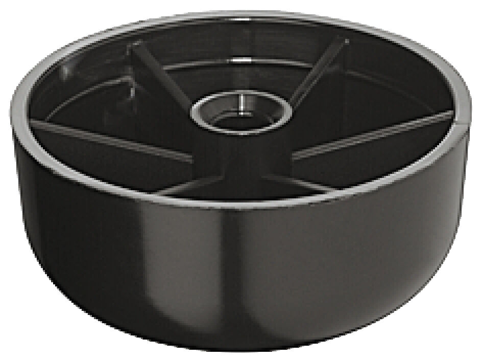 Häfele Zemin koruyucular Orlita vidalanarak montaj için 50 mm Siyah 50 kg 635.80.334